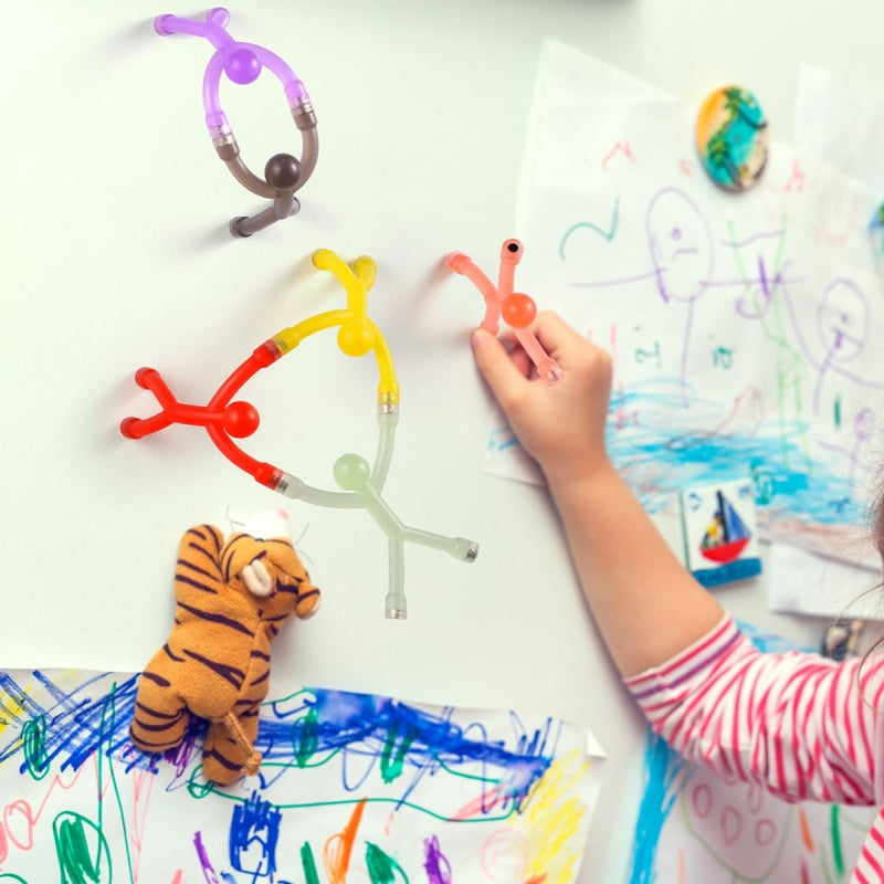 🧲🧸 Posable magnetic figures – hold notes, relieve stress, brighten any space!