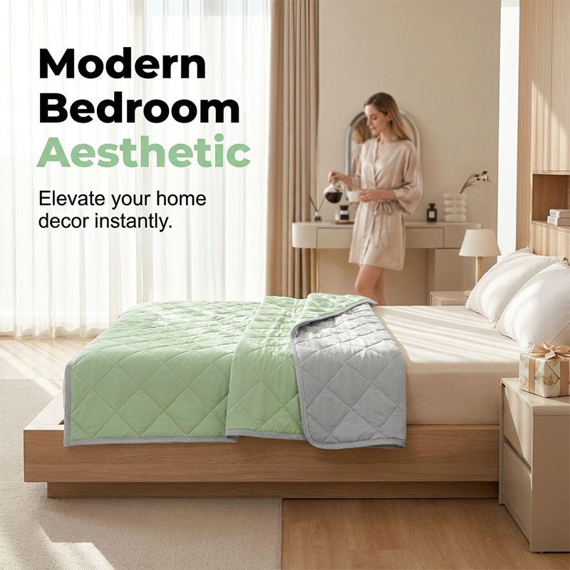 🛏️ 50% RABATT! ⏰ Leichte kühle Sommerdecke – Atmungsaktiv & feuchtigkeitsableitend – Perfekt für heiße Nächte – weich, leicht & maschinenwaschbar ❄️🌙