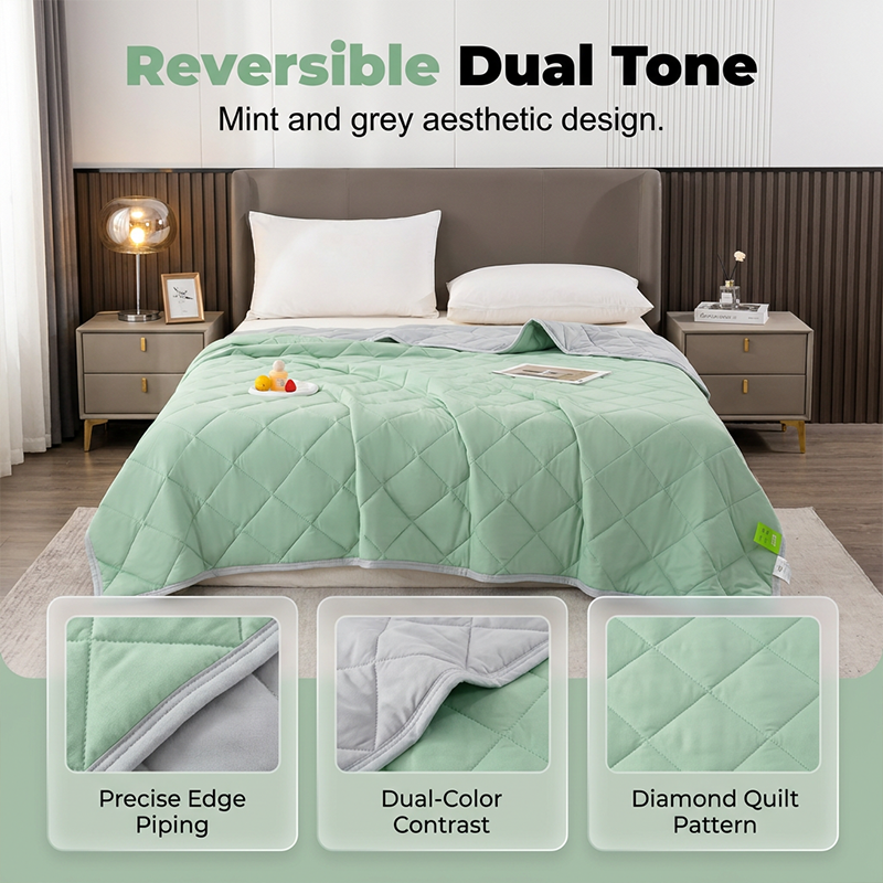 🛏️ 50% RABATT! ⏰ Leichte kühle Sommerdecke – Atmungsaktiv & feuchtigkeitsableitend – Perfekt für heiße Nächte – weich, leicht & maschinenwaschbar ❄️🌙