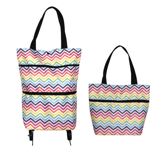 2-in-1 Opvouwbare Boodschappenkar