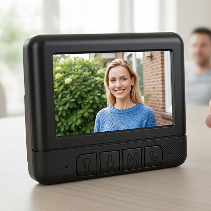 🔔 NU 50% KORTING! 🏆 Draadloze Slimme Video Deurbel met Beeldscherm – 1080P HD & tweeweg audio – Bewegingsdetectie, nachtzicht & eenvoudige installatie – Ideaal voor thuisbeveiliging 📹📱✨