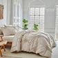 🛏️ 50% KORTING! ☁️ Elegante Dekbedovertrekset met Plissé Plooien