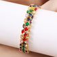 🌸NU 50% KORTING🌸Elegante, veelkleurige tennisarmband voor dames
