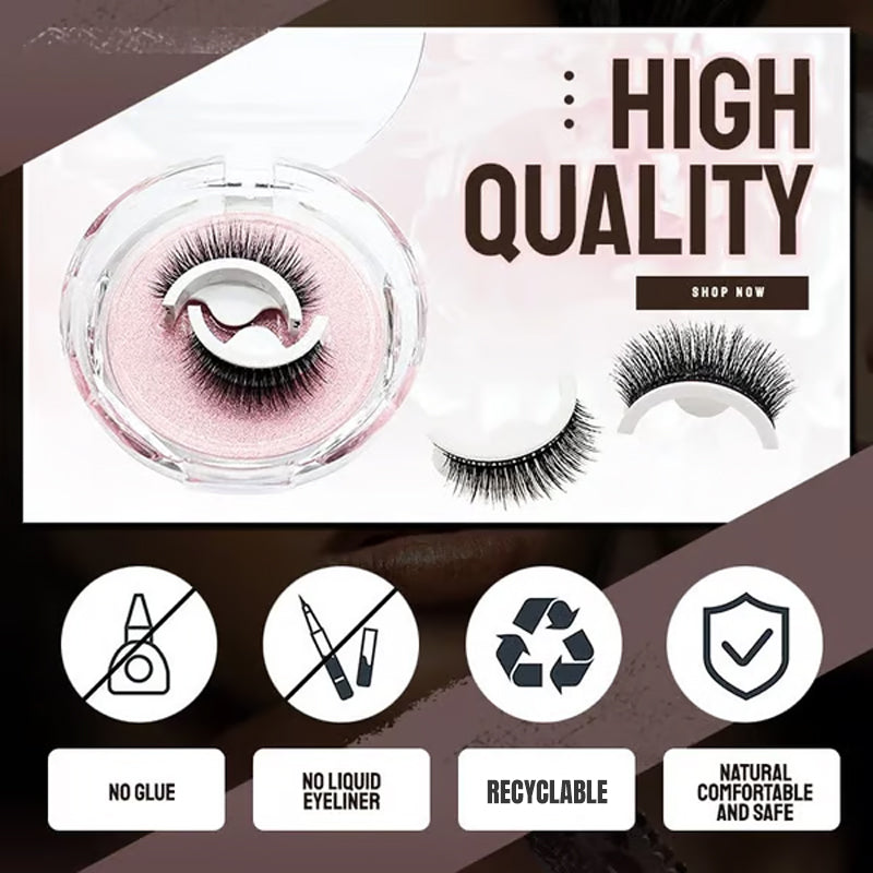 🥳2026 IN DE AANBIEDING 🥳💞 MEER DAN 50.000 VERKOCHT! 👁️✨ Herbruikbare zelfklevende valse wimpers – geen lijm nodig, gewoon aanbrengen en gaan. Natuurlijke krul, herbruikbaar en gemakkelijk te verwijderen. Een echte gamechanger in schoonheid! 💕🌸