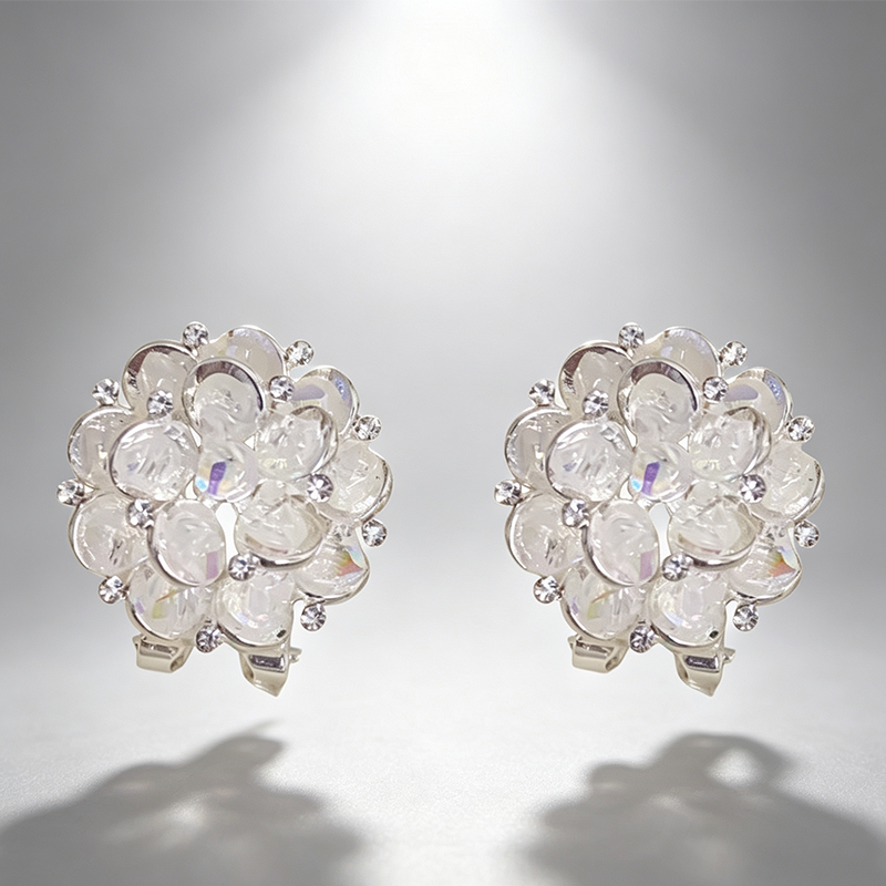 Elegante fonkelende bloemstudoorbellen