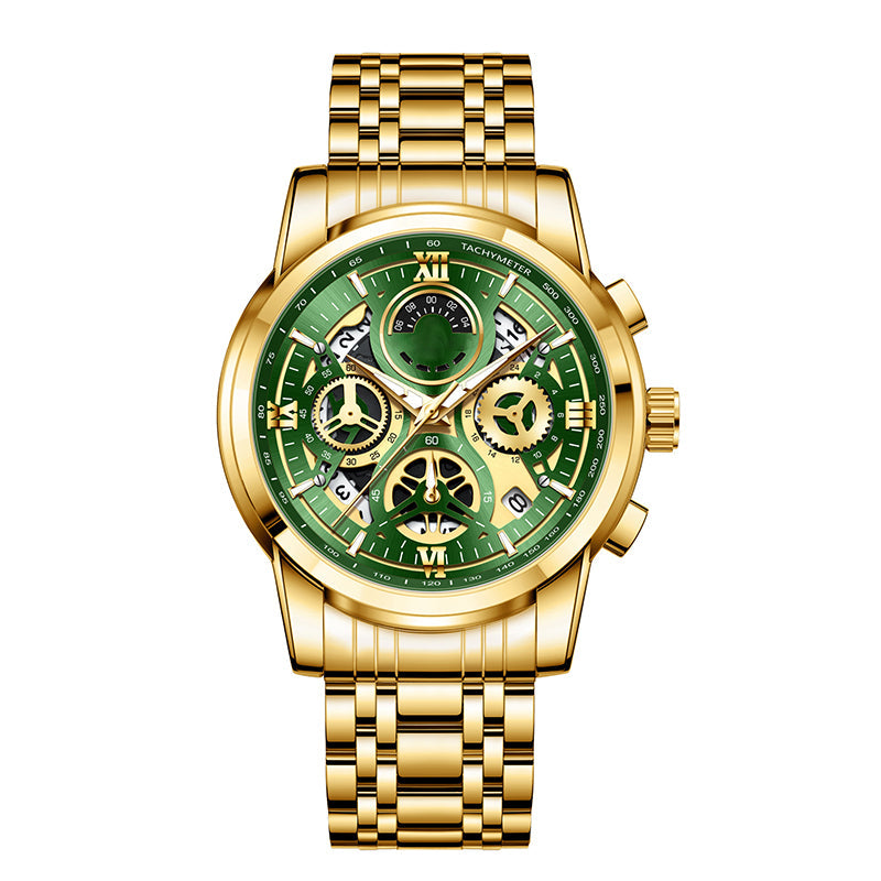 Klassiek quartzhorloge voor heren
