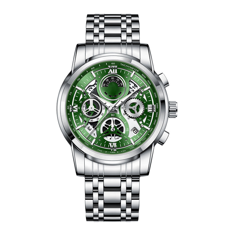Klassiek quartzhorloge voor heren