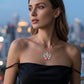 Infinity Heart Cross-ketting met vleugelhanger