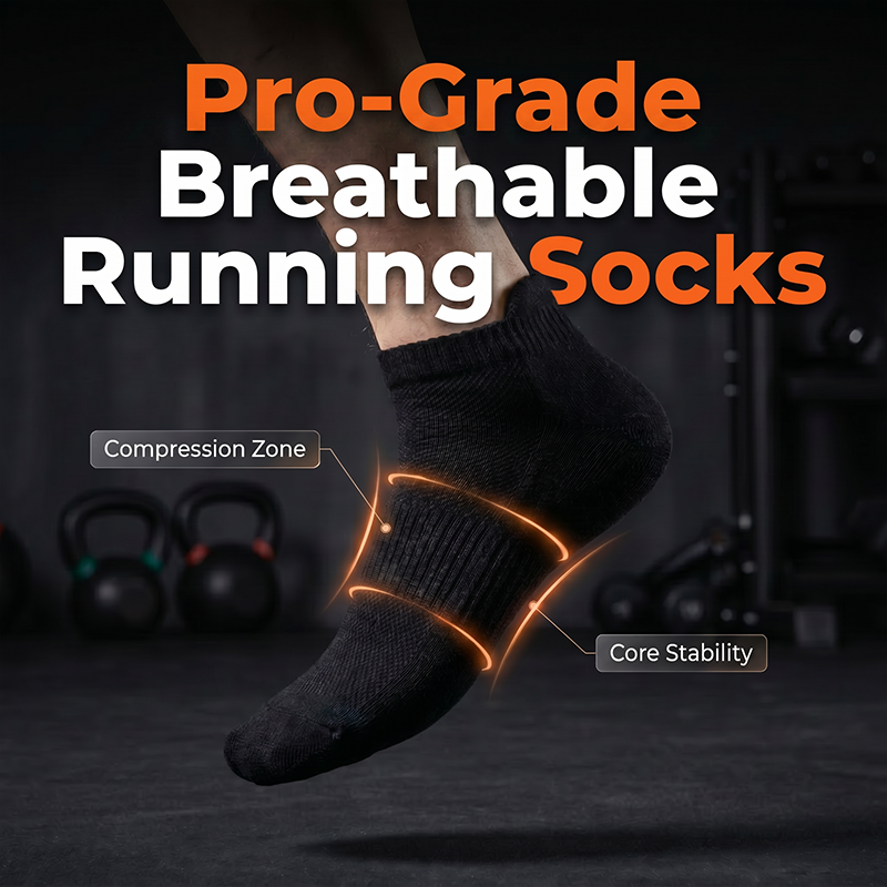 Unisex Athletic Ankle Running Socks