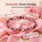 Elegante magnetische armband met hartjes