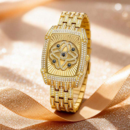 ⏳Tijdelijk 50% korting⏰Dames Strass-bezette Quartz Polshorloge💎⌚