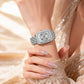 ⏳Tijdelijk 50% korting⏰Dames Strass-bezette Quartz Polshorloge💎⌚