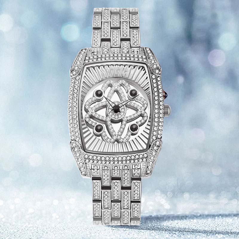 ⏳Tijdelijk 50% korting⏰Dames Strass-bezette Quartz Polshorloge💎⌚