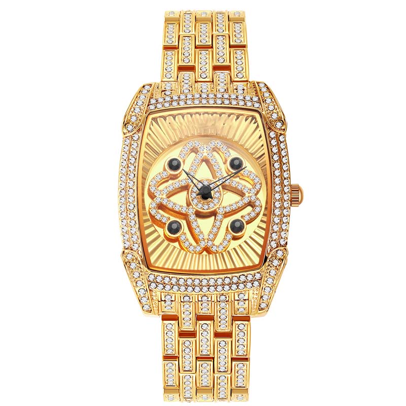 ⏳Tijdelijk 50% korting⏰Dames Strass-bezette Quartz Polshorloge💎⌚