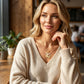 Driekleurige Engelbewaarder Hanger Ketting