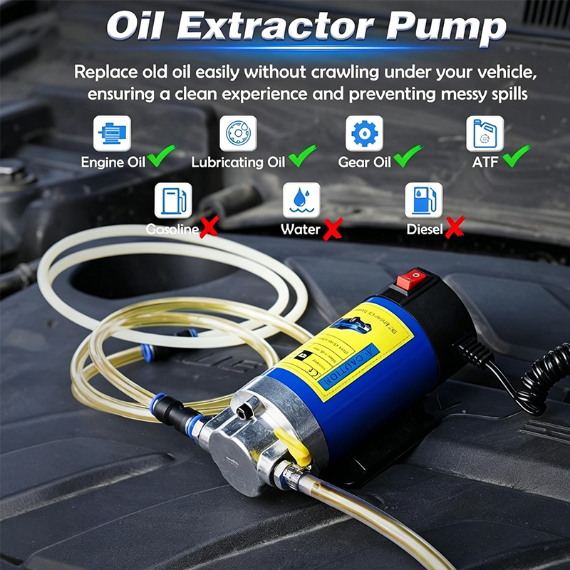 🔧 60% KORTING – 12V/24V Motorolie Transferpomp | Krachtig, Robuust & Eenvoudig In Gebruik | Voor Olieverversing