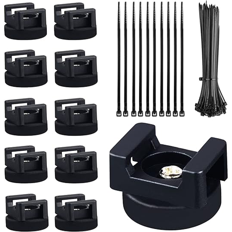 Bevestigingsset met magnetische kabelbinders
