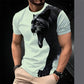 Heren Ademend Grafisch Bedrukt T-Shirt