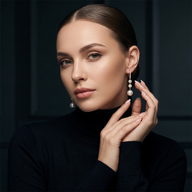 Elegante Parel Druppel Oorbellen