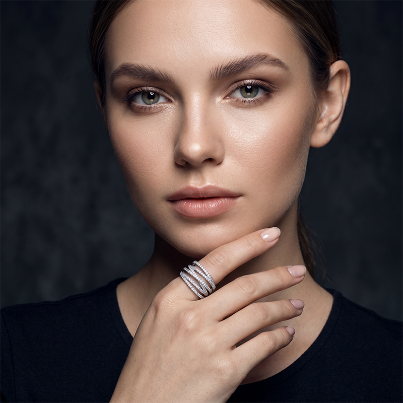 💍 Verstelbare Multi-Band Crossover Ring | 50% Korting – Tijdelijk Aanbod! ✨