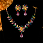 Women Casual Colorful Floral Necklace Set