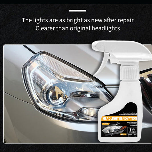 Koplampherstelspray voor auto's