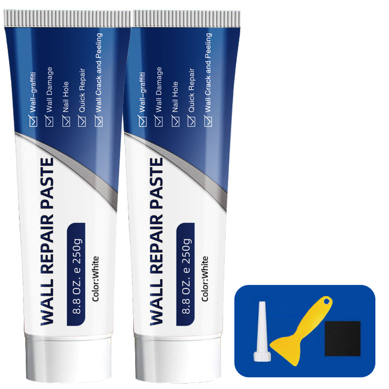 🧱 ZEITLICH BEGRENZT 50 % RABATT 🛠️ Wasserdichte Wand-Reparaturpaste – Füllt Risse & Abplatzungen, Glattes weißes Finish