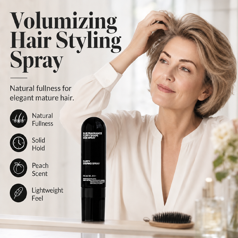 💥【50% OFF】🔥 Volumeversterkende Stylingspray | Voor Dun Haar | Lift van de Wortel | Luchtig Niet Plakkerig | Bestand tegen Vochtigheid | Zachte Perzikgeur | 90ml 💇‍♀️