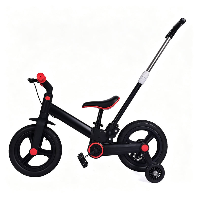 🚲 4-in-1 converteerbare kinderdriewieler, loopfiets en kinderwagen