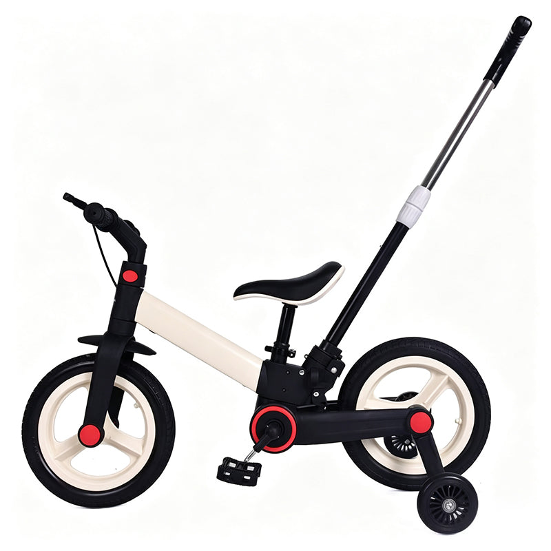 🚲 4-in-1 converteerbare kinderdriewieler, loopfiets en kinderwagen