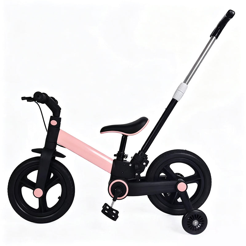 🚲 4-in-1 converteerbare kinderdriewieler, loopfiets en kinderwagen