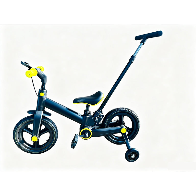 🚲 4-in-1 converteerbare kinderdriewieler, loopfiets en kinderwagen