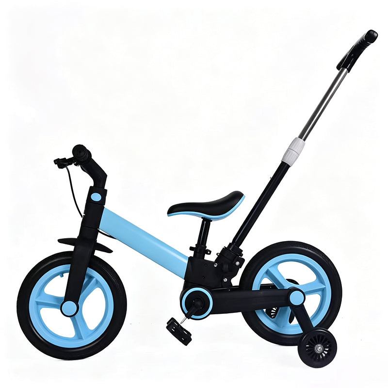 🚲 4-in-1 converteerbare kinderdriewieler, loopfiets en kinderwagen