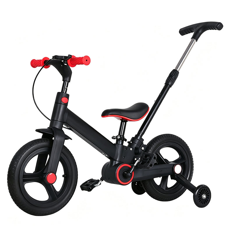 🚲 4-in-1 converteerbare kinderdriewieler, loopfiets en kinderwagen