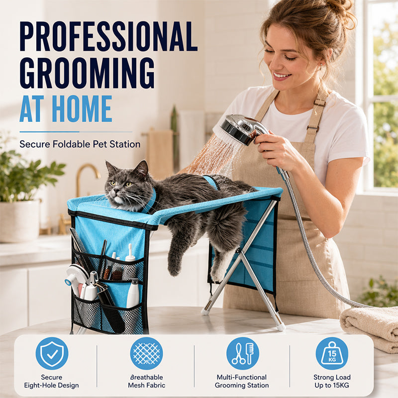🐱 2-in-1 opvouwbaar verzorgingsbed voor huisdieren 🛋️