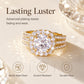 Dames Kubische Zirkonia Halo Ring