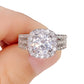 Dames Kubische Zirkonia Halo Ring