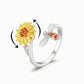 Spinning Sunflower Ring | Kalmerend Effect