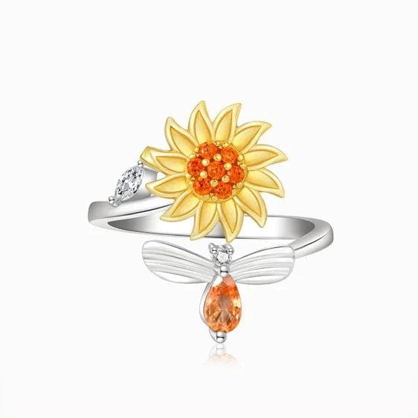 Spinning Sunflower Ring | Kalmerend Effect