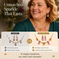 Elegante Tulp Ketting en Oorbellen Set