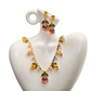 Elegante Tulp Ketting en Oorbellen Set