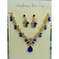 📢📢50% KORTING!! ⏰Schitterende Traanvorm Hanger Ketting en Oorbellen Set