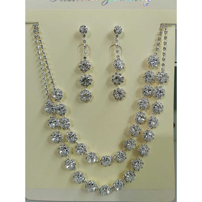 📢📢50% KORTING!! ⏰Schitterende Traanvorm Hanger Ketting en Oorbellen Set