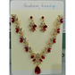 📢📢50% KORTING!! ⏰Schitterende Traanvorm Hanger Ketting en Oorbellen Set