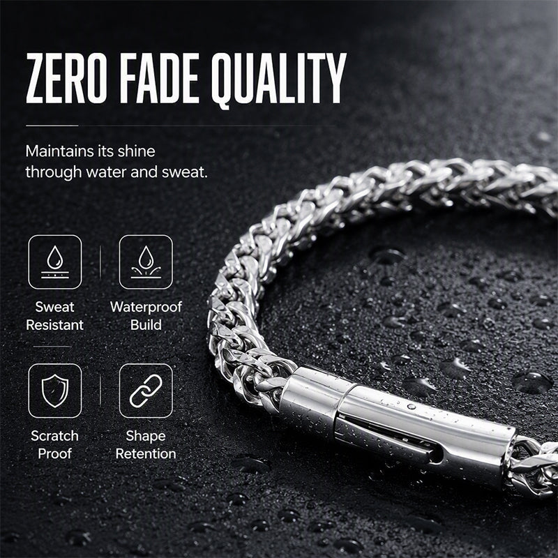 Heren Titanium Staal Armband Minimalistisch Hip Hop Ketting