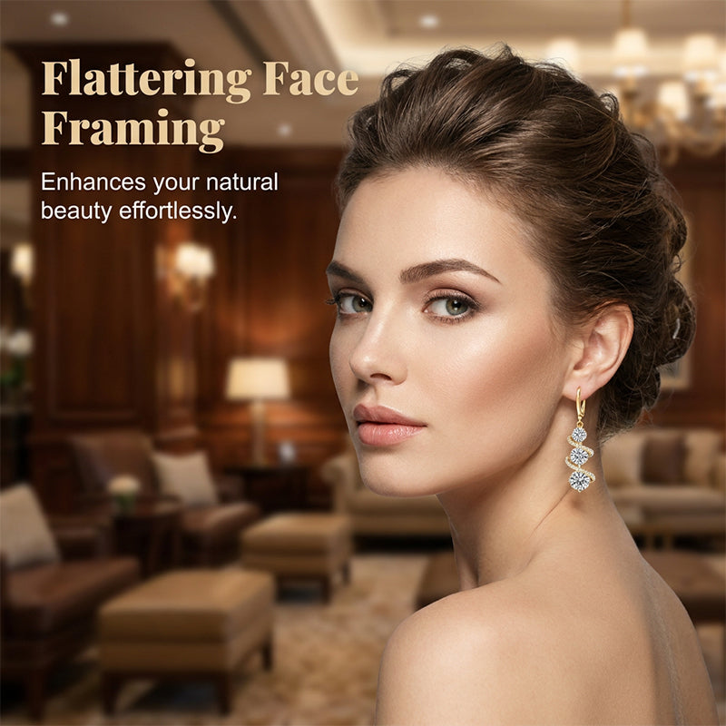 Asymmetrische Spiraal & Druppel Oorbellen