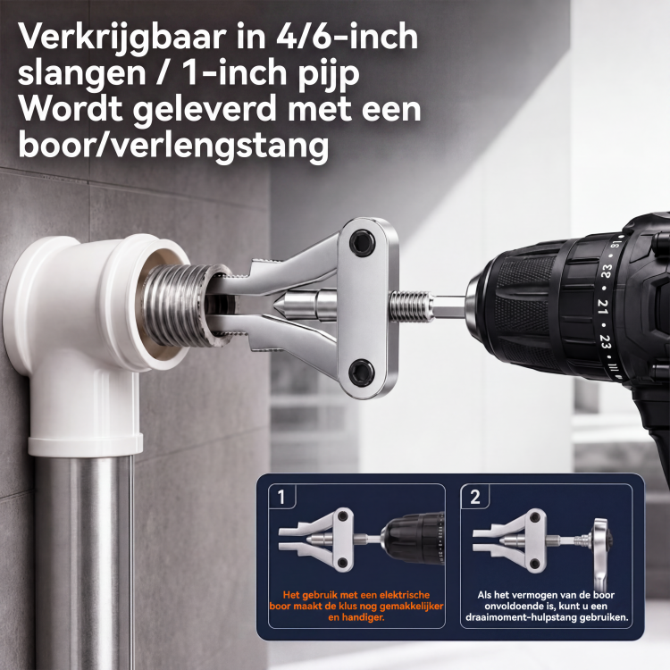 🛠 Gereedschap voor het uittrekken van beschadigde buizen
