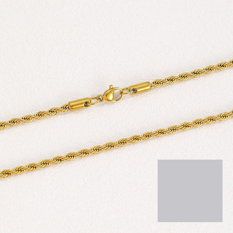 Halsketting met sprankelende strass-hanger voor heren