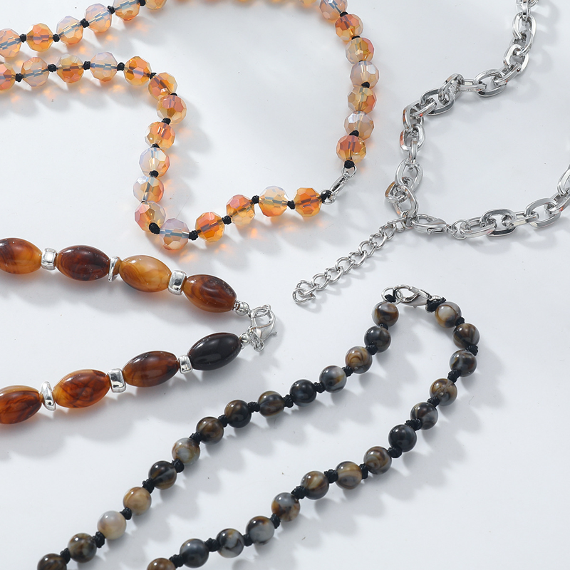 Retro Meerlaagse Kralenketting