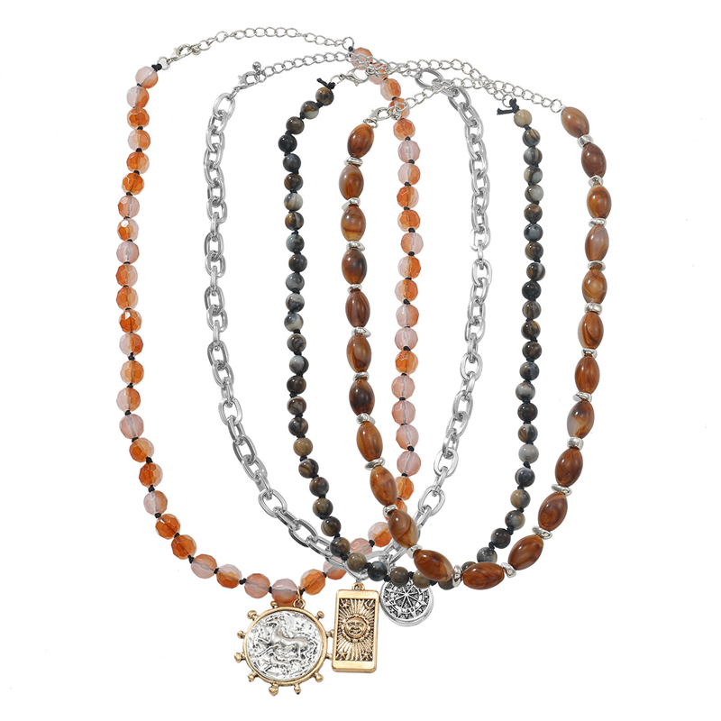 Retro Meerlaagse Kralenketting